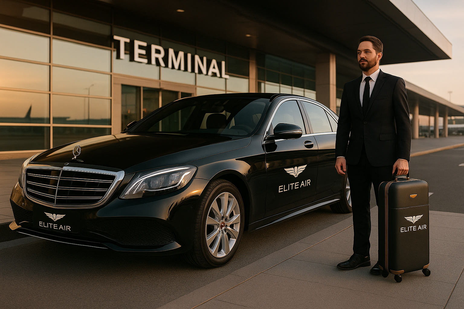 Chauffeur sedan pickup